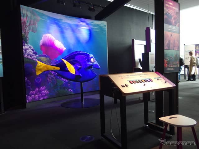 PIXARのひみつ展：ライティング《撮影 高木啓》