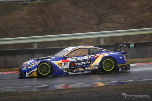 レクサス勢最上位、決勝6位の#19 LC500。《撮影 益田和久》