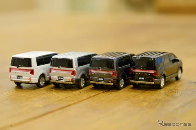 三菱 デリカD:5 ミニカー《撮影 レスポンス編集部》