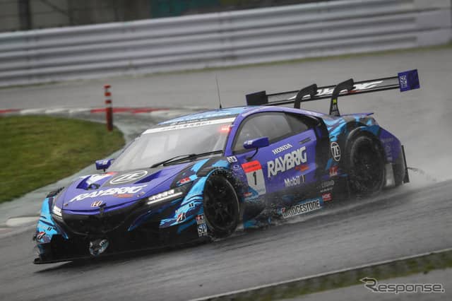 決勝3位の#1 NSX。《撮影 益田和久》