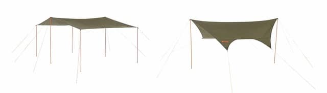 テントと連結できる「neos LCドームFitタープ」シリーズ発売