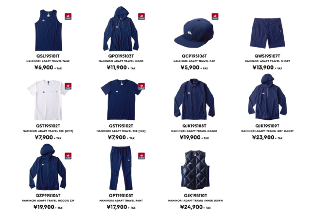 サーフィン日本代表「波乗りジャパン」オフィシャルウェア発売…QUIKSILVER