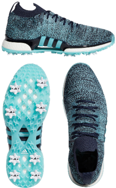 アディダスゴルフ、プラスチック廃棄物をアップサイクルした素材で作った世界初のゴルフシューズ発売