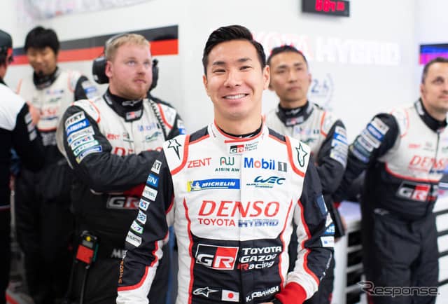 ポール獲得を決めた#7 トヨタの小林可夢偉。《写真提供 TOYOTA》