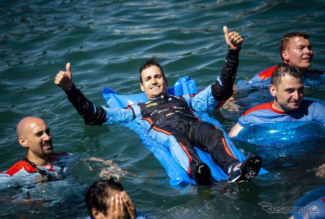 優勝を喜ぶソルド。《写真提供 Red Bull》