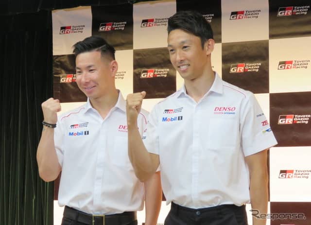 小林可夢偉と中嶋一貴。《撮影 遠藤俊幸》