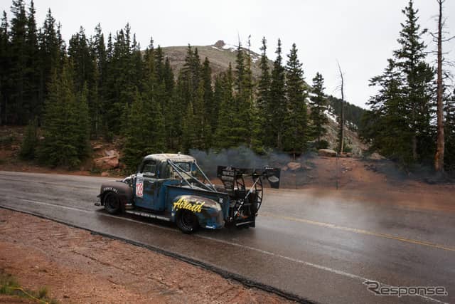 1949年型フォードF1で参戦したスコット・バードソール(パイクスピーク2019)。《photo by Pikes Peak International Hill Climb》
