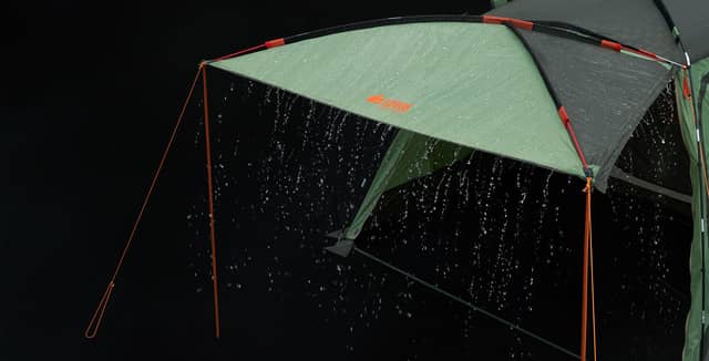 オールシーズン対応の横長ドーム型テント「neos AL PANEL V-DOME WXL-AI」発売