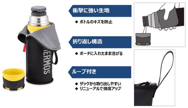 厳しい山の環境を想定した山専用ボトル「サーモス ステンレスボトル」発売