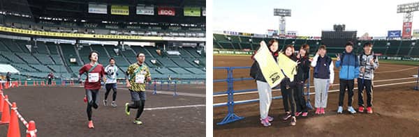 甲子園のグラウンドを走る！「阪神沿線駅交流 甲子園リレーラン」開催