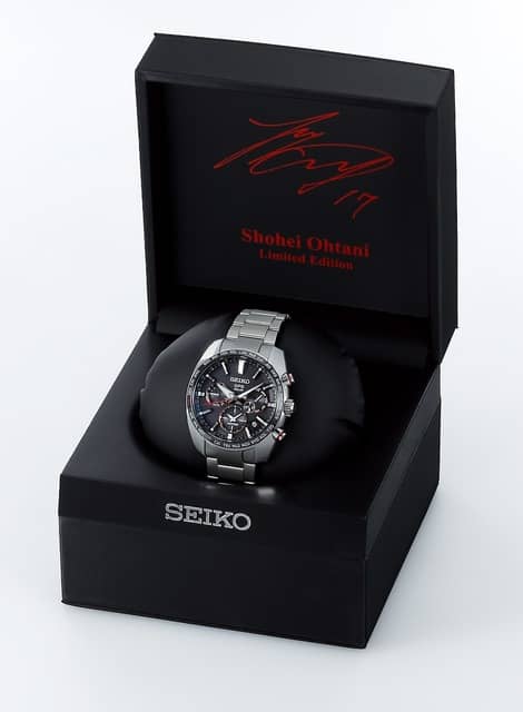 大谷翔平をイメージしたコラボ限定モデル第二弾「セイコー アストロン」発売
