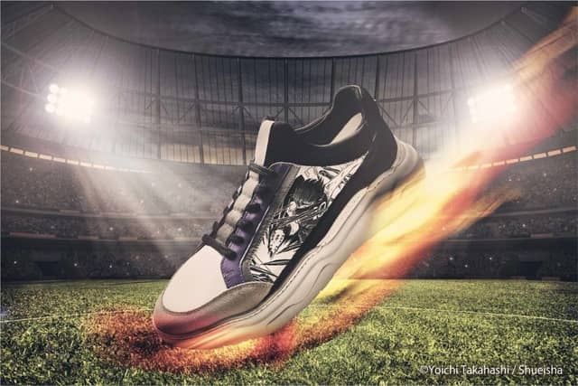 サッカー漫画「キャプテン翼」とのコラボスニーカーが限定発売