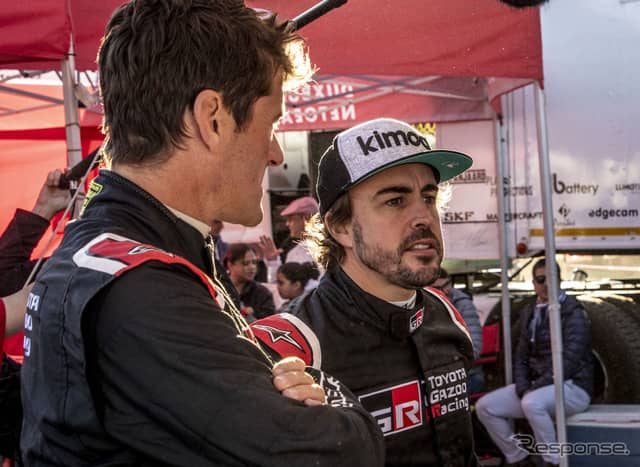 ダカールラリー2020年大会出場を目指して準備を進めているアロンソ。《写真提供 TOYOTA》