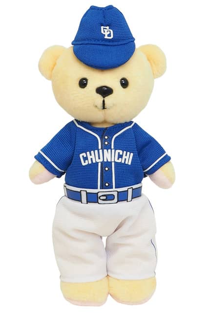 中日ドラゴンズ仕様のぬいぐるみマスコット「くまめいと」が登場