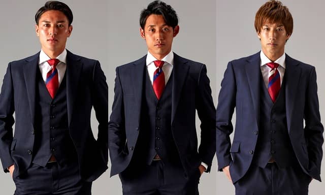 横浜F・マリノスの2020年シーズンオフィシャルスーツ発表…グローバルスタイル