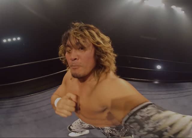 棚橋とリング上で戦うシングルマッチを体験！「新日本プロレスVR 棚橋弘至」発売