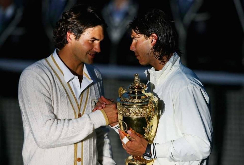 2008年ウィンブルドン決勝、ナダルとフェデラーの名勝負での