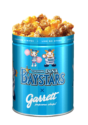 セ・リーグ6球団のポップコーン缶がギャレットから数量限定で登場