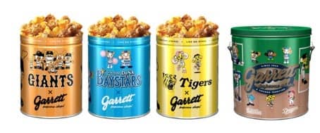セ・リーグ6球団のマスコットキャラクターが集合！1ガロンのポップコーン缶が発売