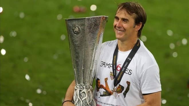 セビージャ監督ロペテギ 自身初の栄冠を「すべてのセビリスタに捧げる」