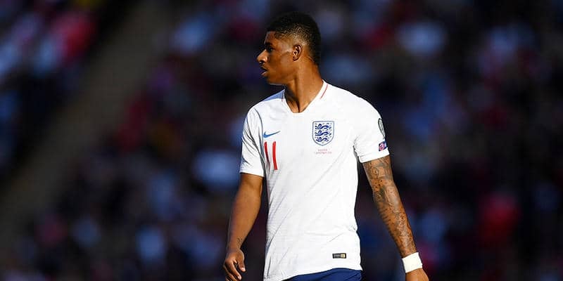 イングランド代表選出のラッシュフォード、足首のケガで久々の代表戦微妙か