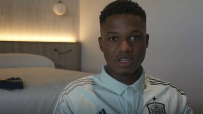 スペイン代表初招集のファティ「イニエスタのすべてが好き」