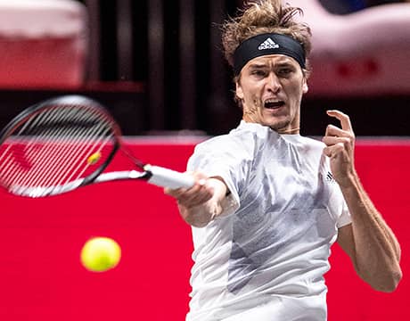  ズベレフ 地元ドイツで4強入り 