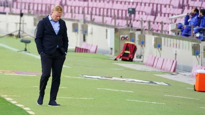 バルサ監督クーマン 審判に対する発言で処罰か 最小でも４試合のベンチ入り停止 サッカー スポーツブル スポブル