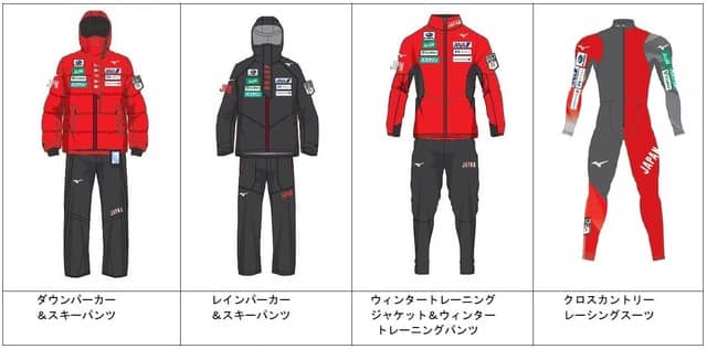 ミズノ、スキー・スノーボード日本代表オフィシャルウエア・レーシングスーツ発表