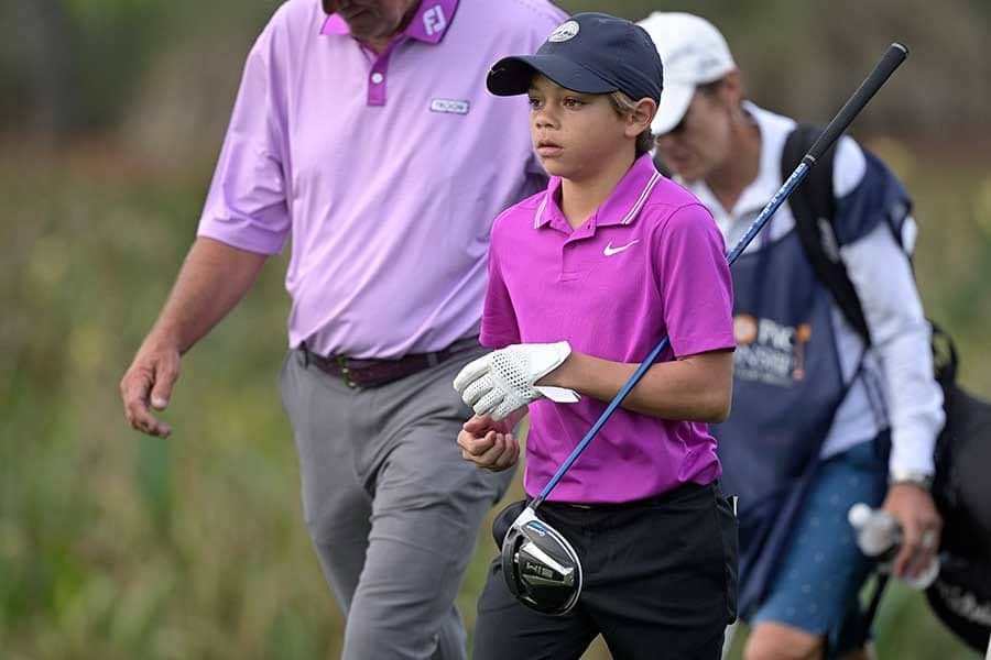 ウッズ11歳愛息 ミスした元世界1位をイジる置手紙が米話題 これは爆笑 異次元 ゴルフ スポーツブル スポブル