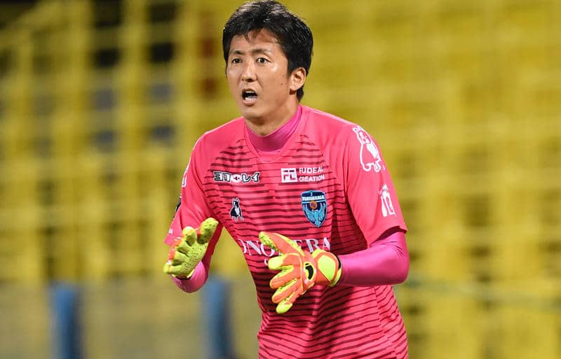 横浜FC 選手 支給 実使用 ユニフォーム GK 六反勇治 選手着用