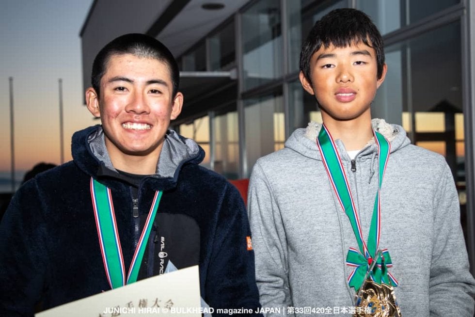 スピードの勝利！池田・重松が優勝、蒲郡420全日本選手権