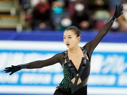 坂本花織は「らしさ」を発揮。紀平梨花との差を冷静に分析している