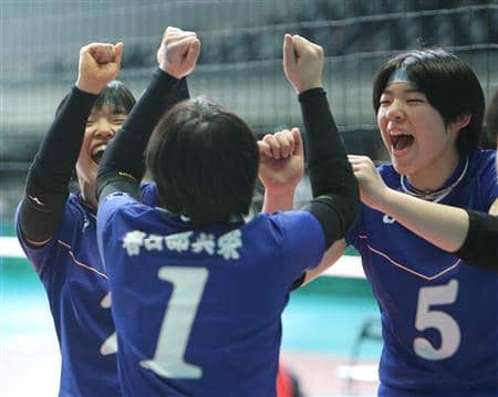 春日部共栄が帯広南商に勝利、小宮「楽しんで全力で」／春高バレー