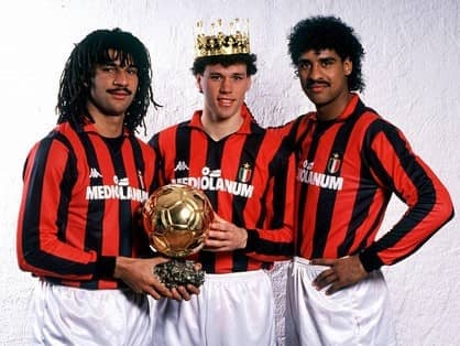 ミラン黄金期を築いたオランダトリオ。その後は３者３様も監督では大成せず