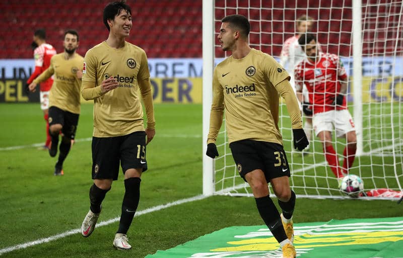 長谷部&鎌田先発のフランクフルト、PK2つでマインツを下し3連勝《ブンデスリーガ》