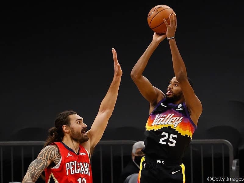 ウェスト首位タイと好調のサンズ、3年目のブリッジズが自己最高の34得点を奪取