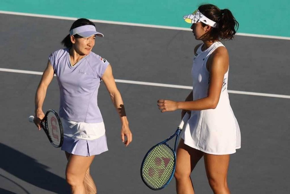 青山／柴原ペアがテニスツアー開幕戦で決勝進出！ペアで4個目のタイトル狙う