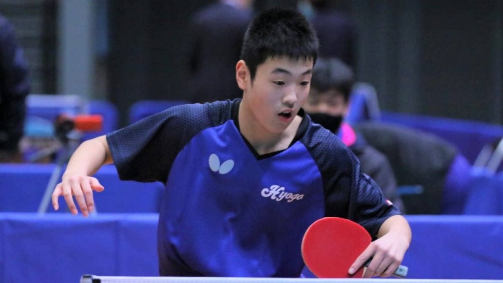 全日本卓球男子シングルス1回戦結果　最年少の中1・谷本が初戦突破