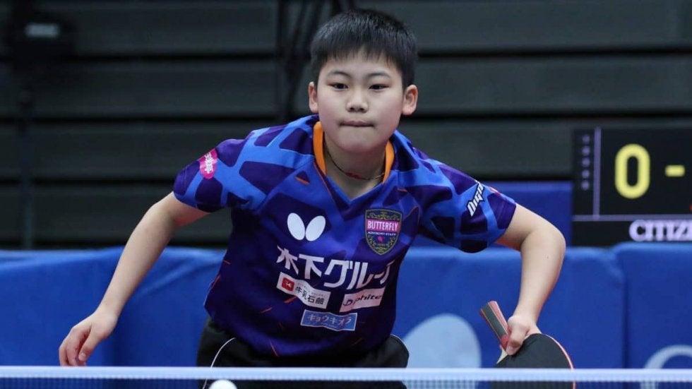 13歳・松島輝空、22歳差対決制し3回戦へ＜全日本卓球男子単2回戦＞