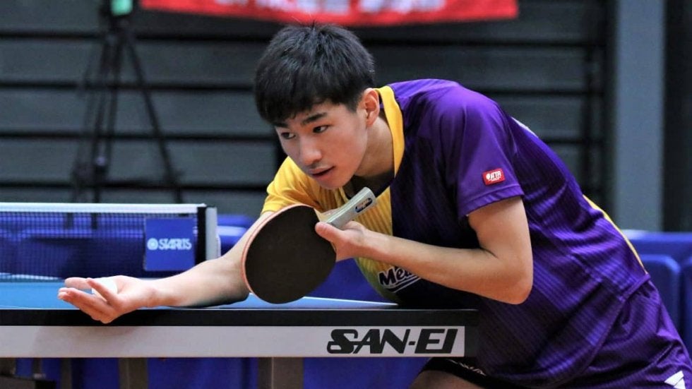 卓球全日本男子シングルス4回戦　フレッシュな中高生もスーパーシードに挑む