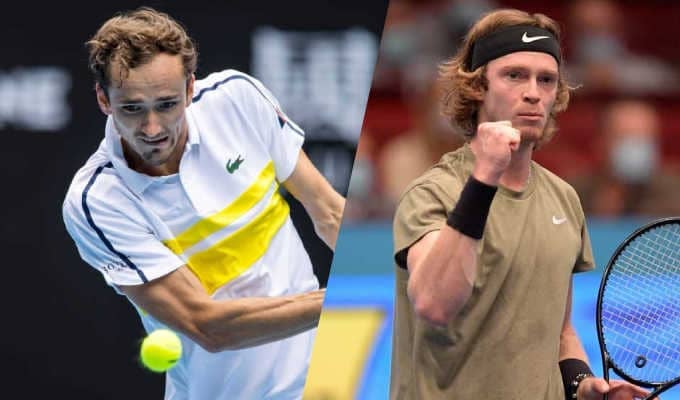 「全豪オープン」試合前スタッツ：準々決勝／アンドレイ・ルブレフVSダニール・メドベージェフ