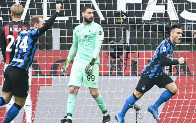 インテルが強力２トップの３発で10年ぶりの 首位攻防ダービー に快勝 宿敵ミランとの勝点差を ４ に広げる サッカー スポーツブル スポブル