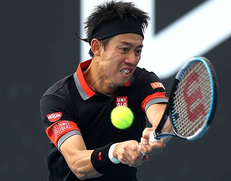  錦織 ロッテルダムで練習公開 