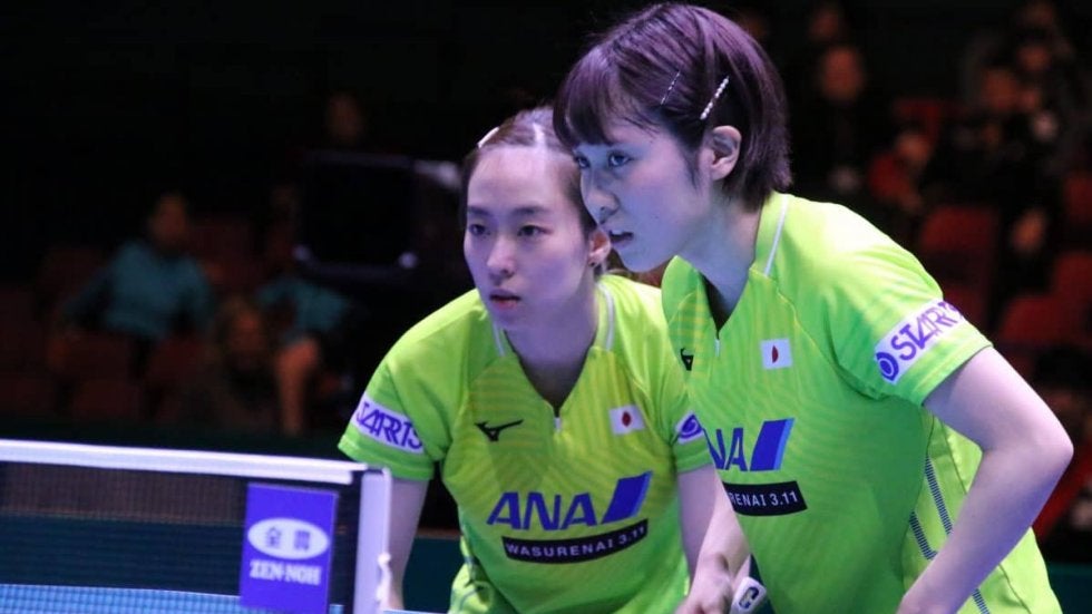 五輪代表の石川佳純/平野美宇ペアが圧巻V　2021年初の国際大会で力見せる＜卓球・WTTコンテンダードーハ＞
