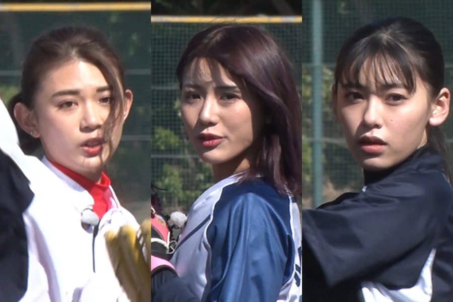 ギャル系野球女子の 肩いいね 話題の 美女5人 が白熱スピードガン対決 野球 スポーツブル スポブル
