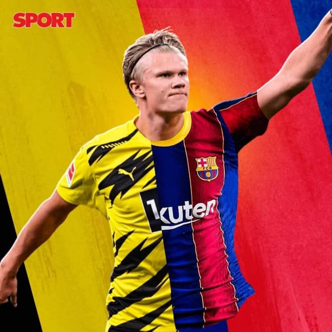 バルサ 195億円でハーランド獲得を準備