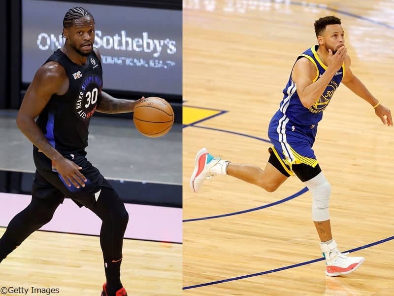 今季第17週の週間最優秀選手に選ばれたのはジュリアス・ランドルとステフィン・カリー