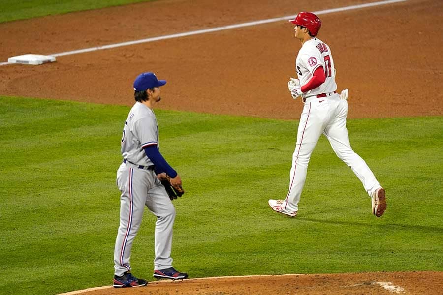 【MLB】有原航平、大谷翔平との初対決完勝　6回途中無失点で2勝目　大谷は4の0、打率.309