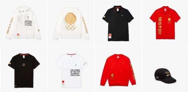ラコステ、「オリンピックヘリテージコレクション」を日本先行発売
